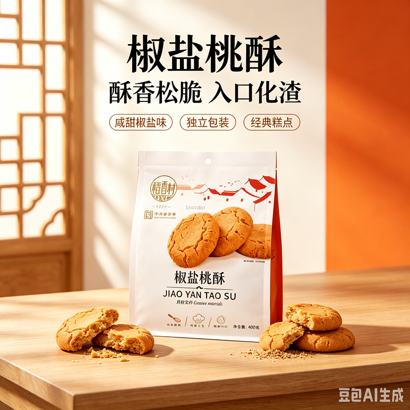 稻香村 椒盐桃酥 300g