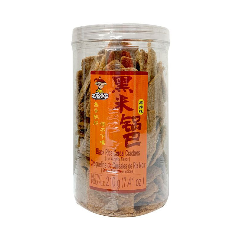 无名小卒 黑米锅巴 麻辣味 Black Rice Cracker (Hot& Spicy Flavor) 210g