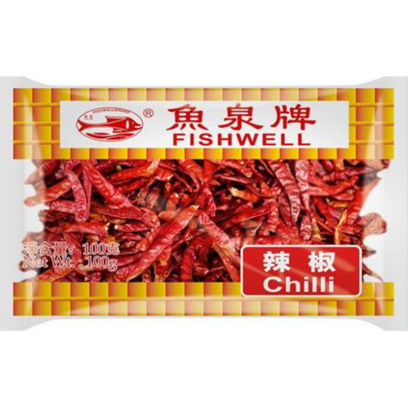 Yuquan Hirse Spicy Tørket Chili 100g