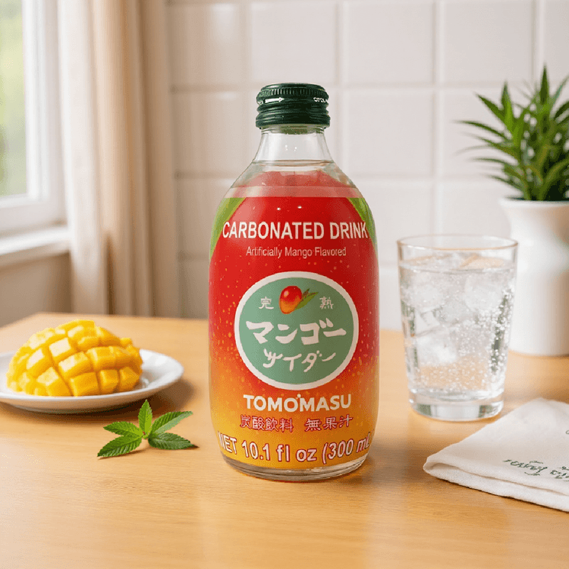 日本 芒果苏打水 Tomomasu Mango Soda 300ml