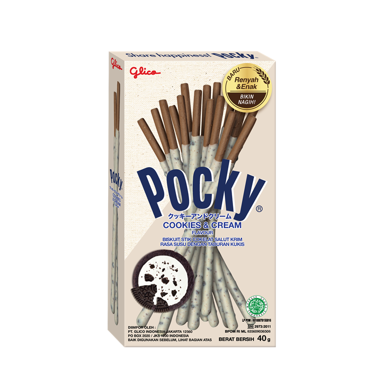 Pocky 奶油饼干味 Cookies & Cream 40g
