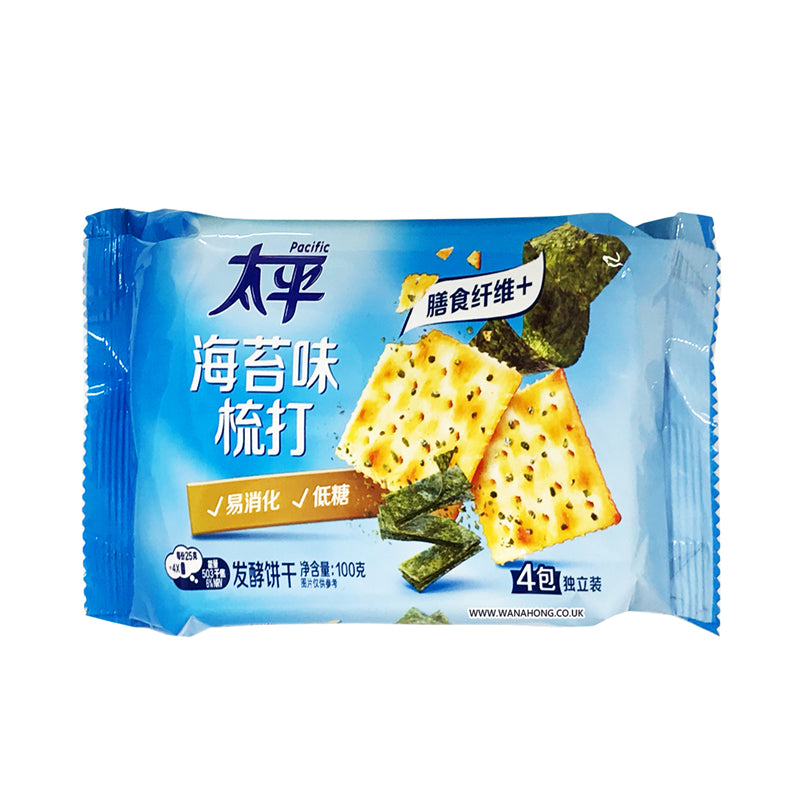 太平 海苔梳打饼干 Soda Biscuits Seaweed Flavor 100g