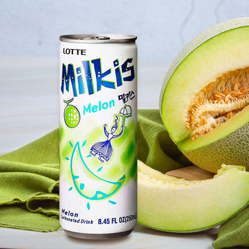 韩国 乐天蜜瓜软饮 MILKIS Melon 250ml
