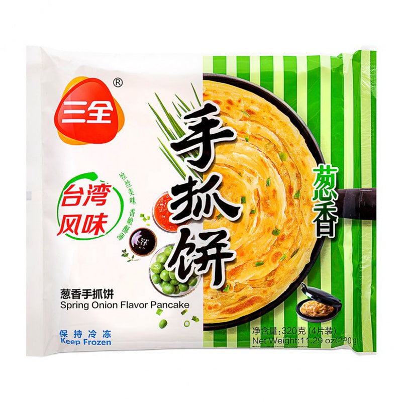 ❄️三全 葱香千丝手抓饼 限仓库自取或配送! Spring Onion Flavor Pancake 320g