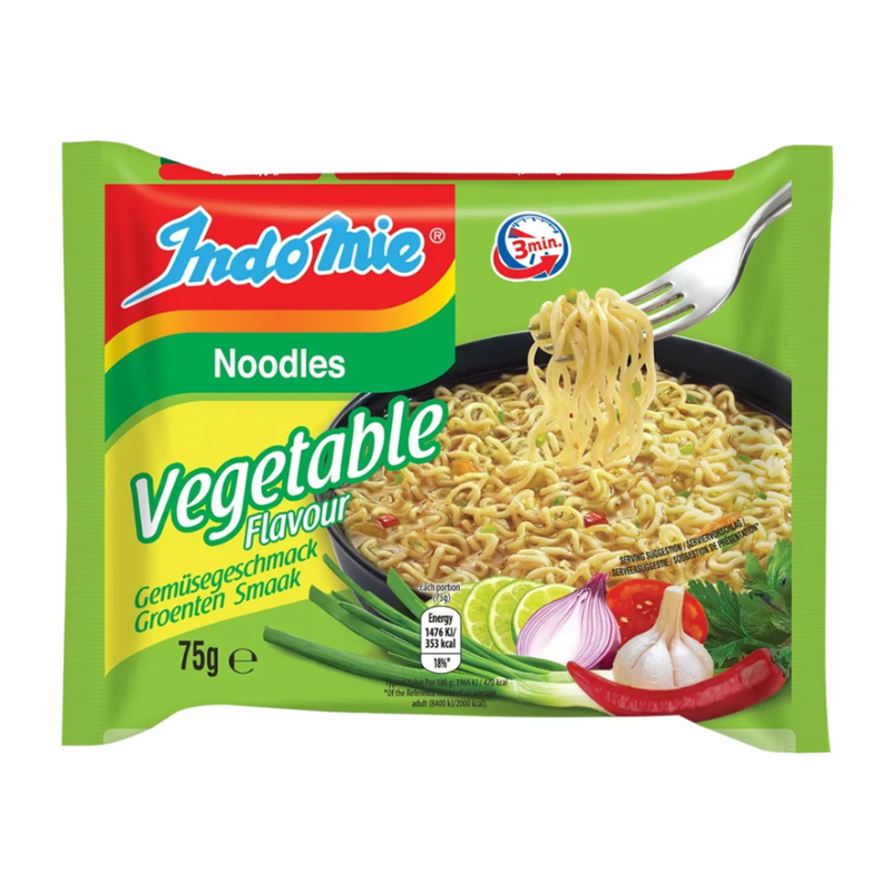 INDOMIE 营多素食面 Instant noodles vegetable 75g