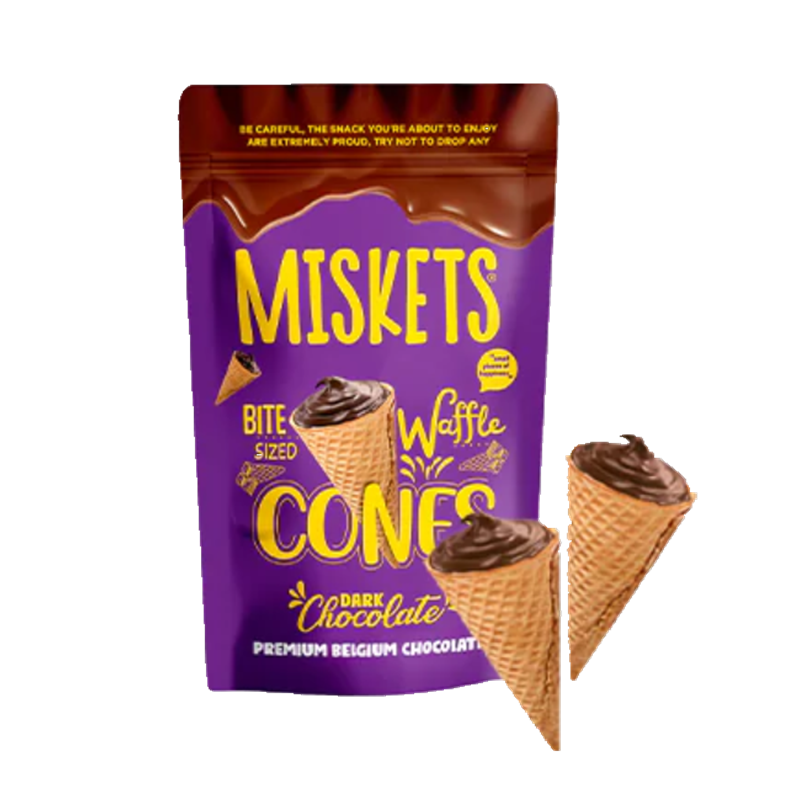 Miskets Cornet Dark Chocolate 70g