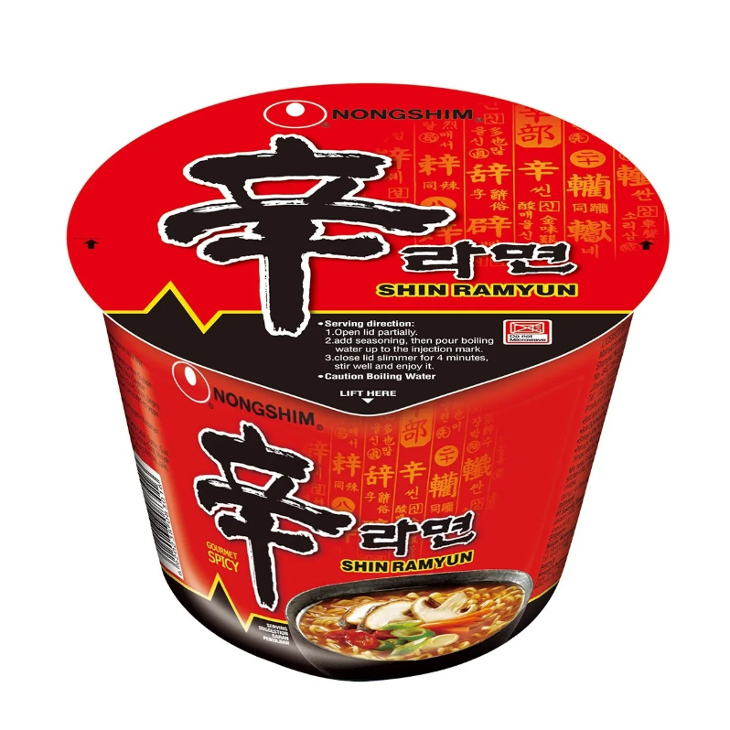 辛拉面 碗装 NONGSHIM Shin big bowl noodle - spicy 114g