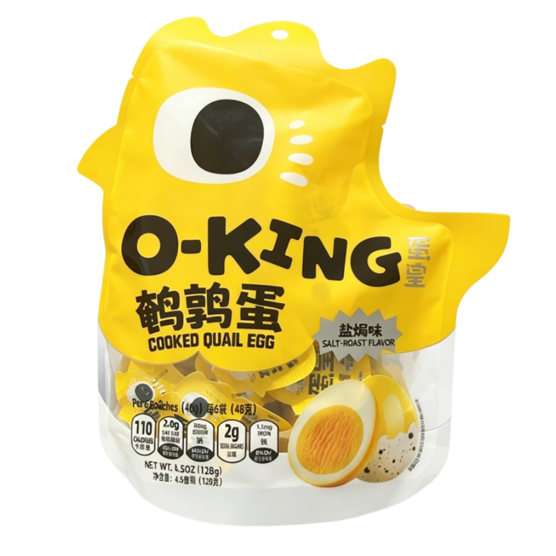 盐津铺子 盐焗鹌鹑蛋 Quail Eggs Salt-Baked Flavor 128g