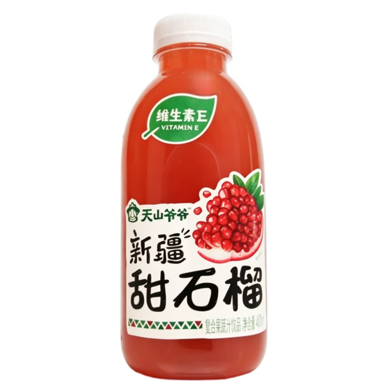 元气森林 天山爷爷 新疆甜石榴 XinjiangSweet Pomegranate Juice 400ml