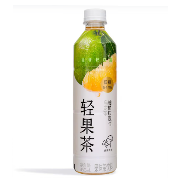 喜茶 柚柚铁观音乌龙果味茶 Pomelo Tieguanyin Oolong Fruit Tea 450ml