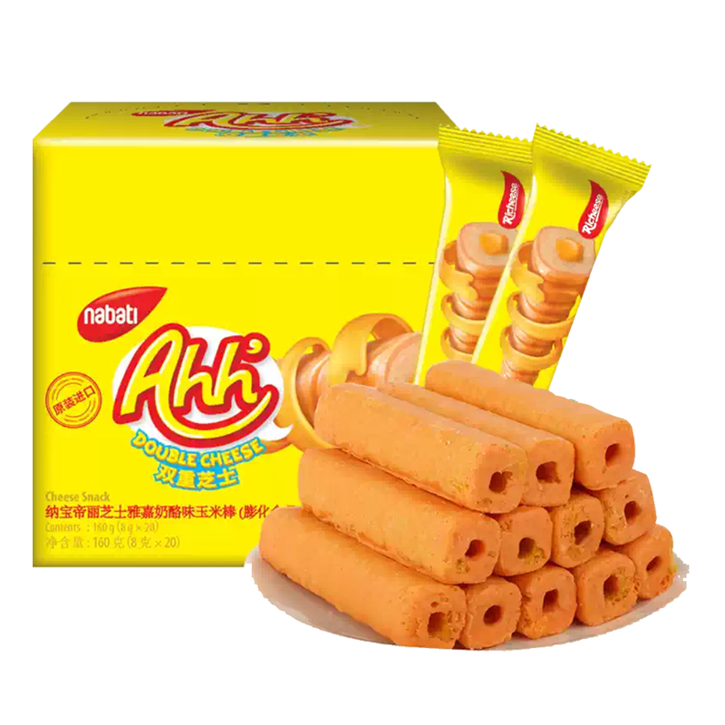 Richeese Nabati 雅嘉奶酪玉米棒 Cheese Corn Sticks 160g
