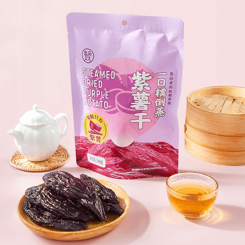 盒马 一口糯倒蒸紫薯干 Bite-Sized Steamed Purple Sweet Potato 180g