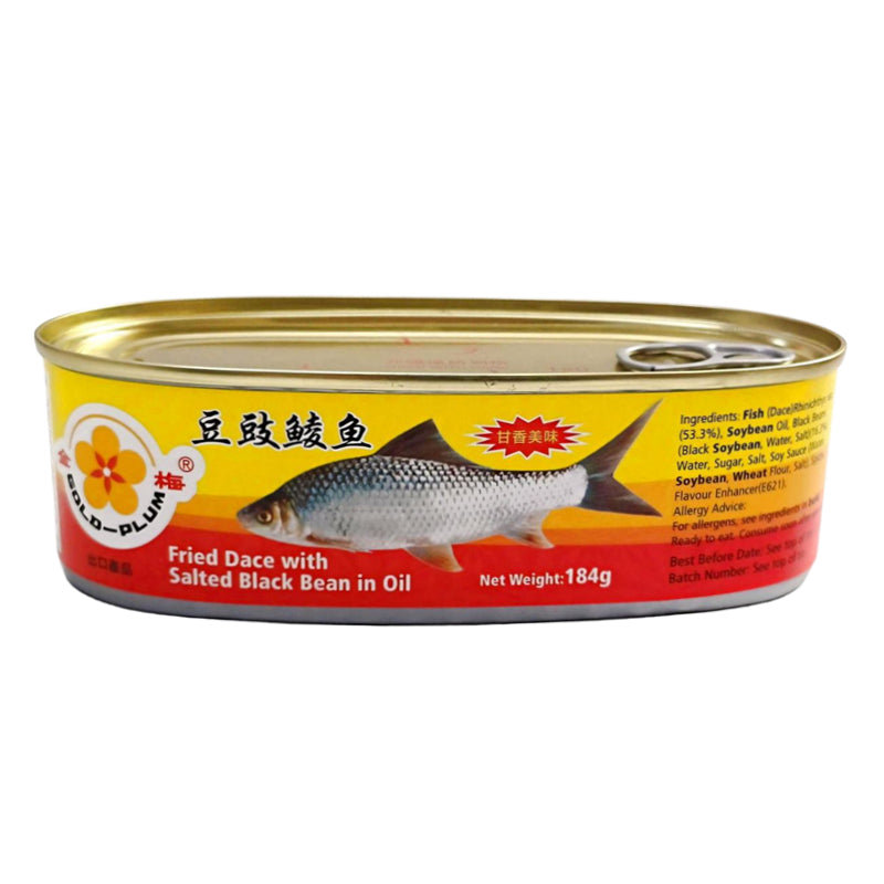 金梅 豆豉鲮鱼 Fried Dace with salted beans 184g