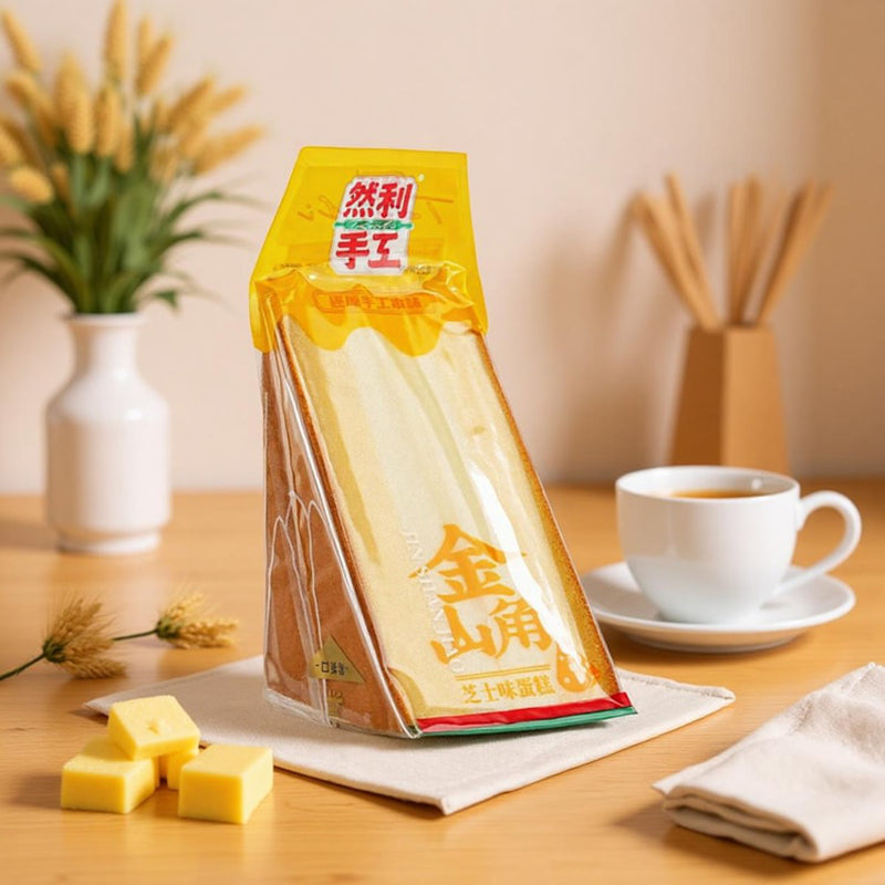 然利 金山角芝士格蛋糕 Cake with cheese flavour with sugar and sweetener 95g