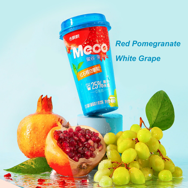 蜜谷 果汁茶 红石榴白葡萄 Fruit Tea Pomegranate & White Grape Flavor 400ml