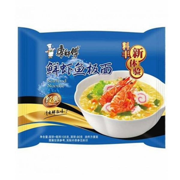 康师傅 鲜虾鱼板面 KSF Instant Noodle Fresh shrimp and fish flavor 98g