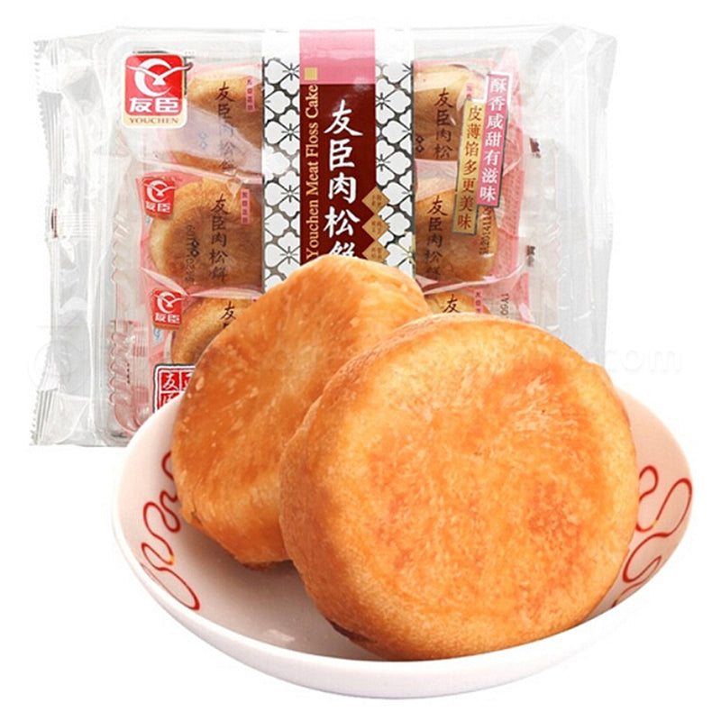 友臣 袋装肉松饼 Pork Floss cake 208g