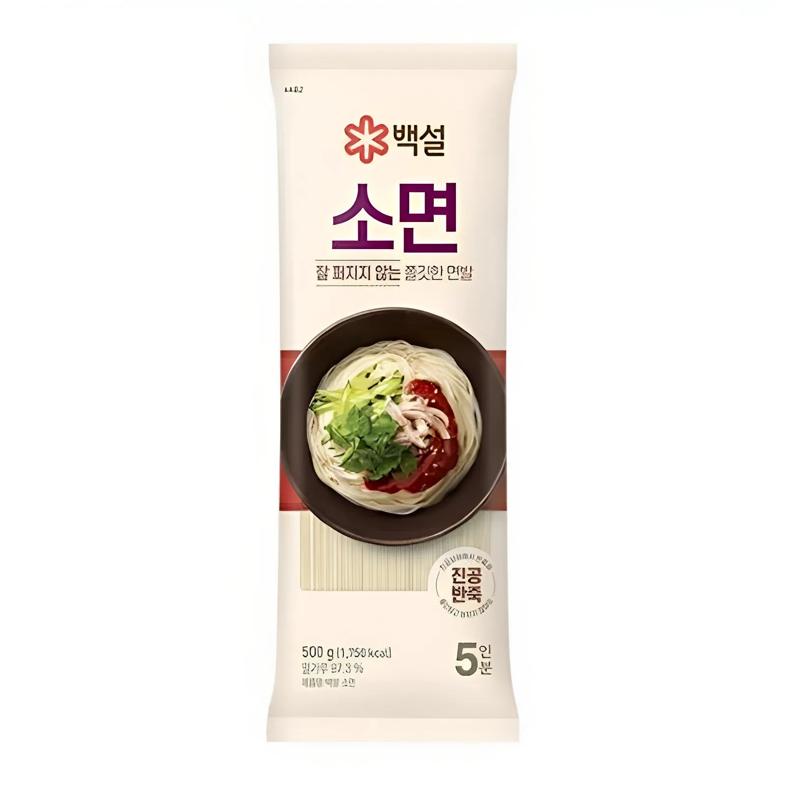 韩国 BEKSUL 小麦面条 Wheat noodles - somyun 500g