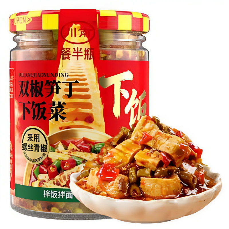 川南 双椒笋丁下饭菜 Bamboo Shoots Double Chilies 200g