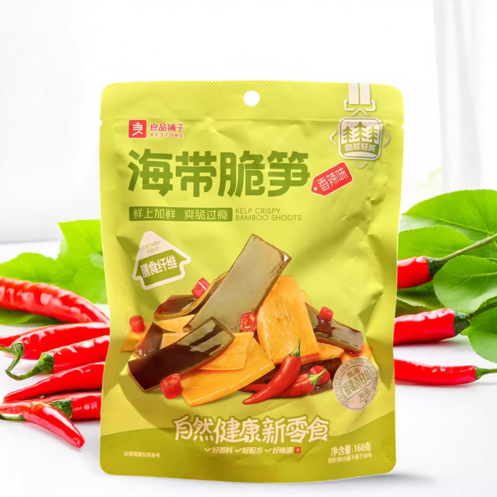 良品铺子 香辣海带脆笋 Seaweed and Bamboo Shoot 160g