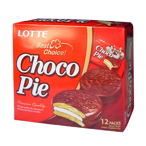 韩国乐天 巧克力派 Lotte Choco Pie - Original Flavour 336g
