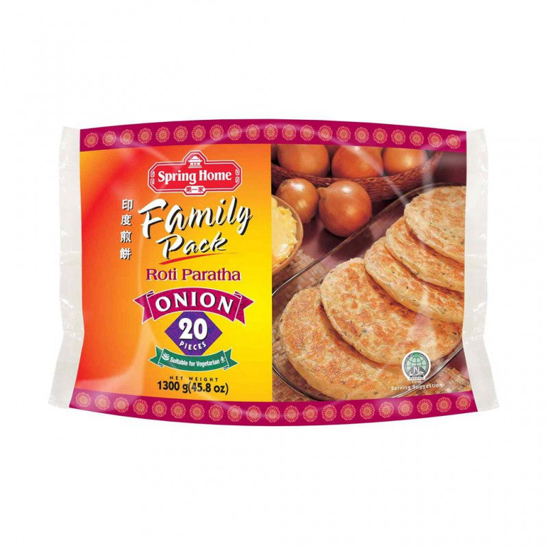❄️ 第一家 印度煎饼 洋葱味(家庭装)-Roti Paratha Onion 20pcs-1.3kg