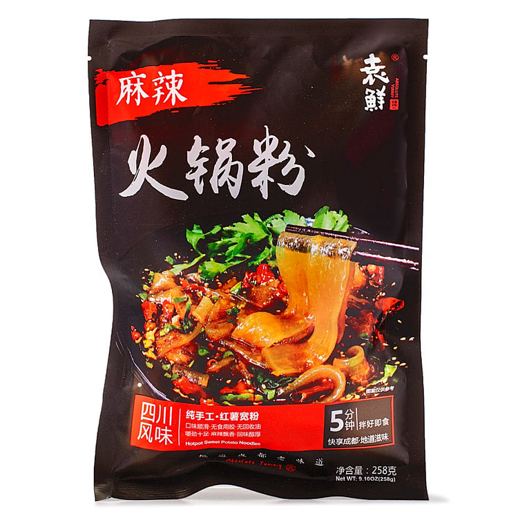 袁鲜 麻辣火锅粉 Hotpot sweet potato noodles  255g