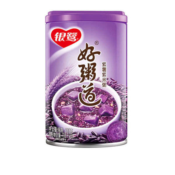 银鹭 好粥道 紫薯紫米粥 YINLU Congee with purple potato and purple rice 280g