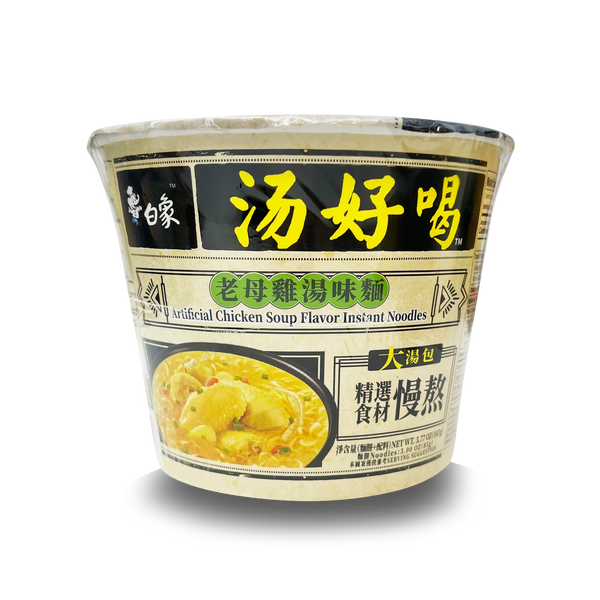 汤好喝 老母鸡汤碗面 Noodle Soup Chicken 107g