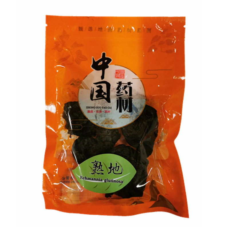 中国药材 熟地 Rehmanniae Radix Praeparata 100g