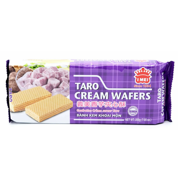 义美 香芋夹心酥 Cream Wafer-Taro 200g