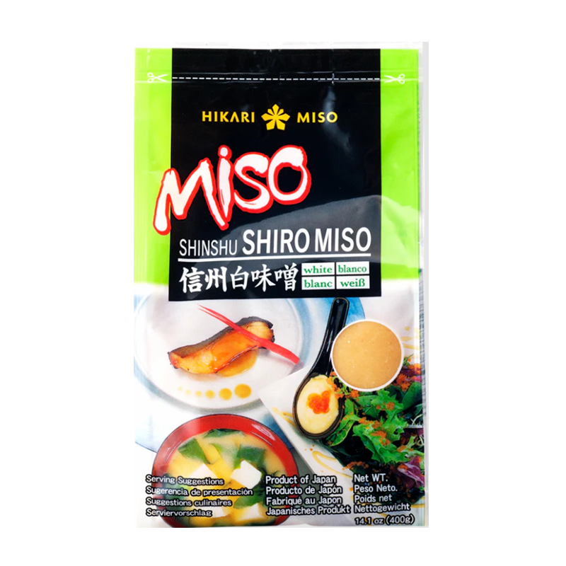 Shinshu Shiro Miso (hvit)-HIKARI MISO Shinshu Shiro Miso (hvit)-400g