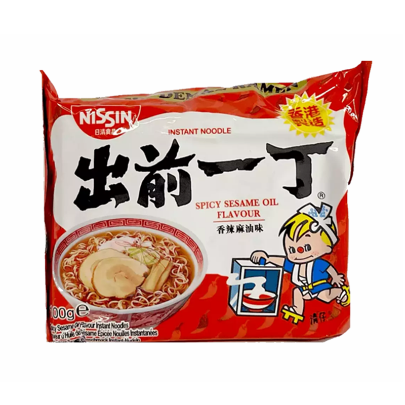 出前一丁 香辣麻油味 Nissin Demae Ramen Spicy Sesame Oil 100g