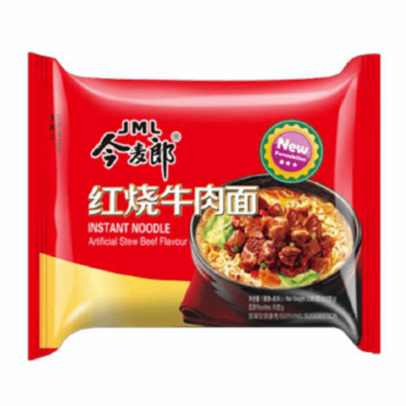 Jinmailang Braised Beef Nudles Bag Nudle Stew Beef Fl 109g