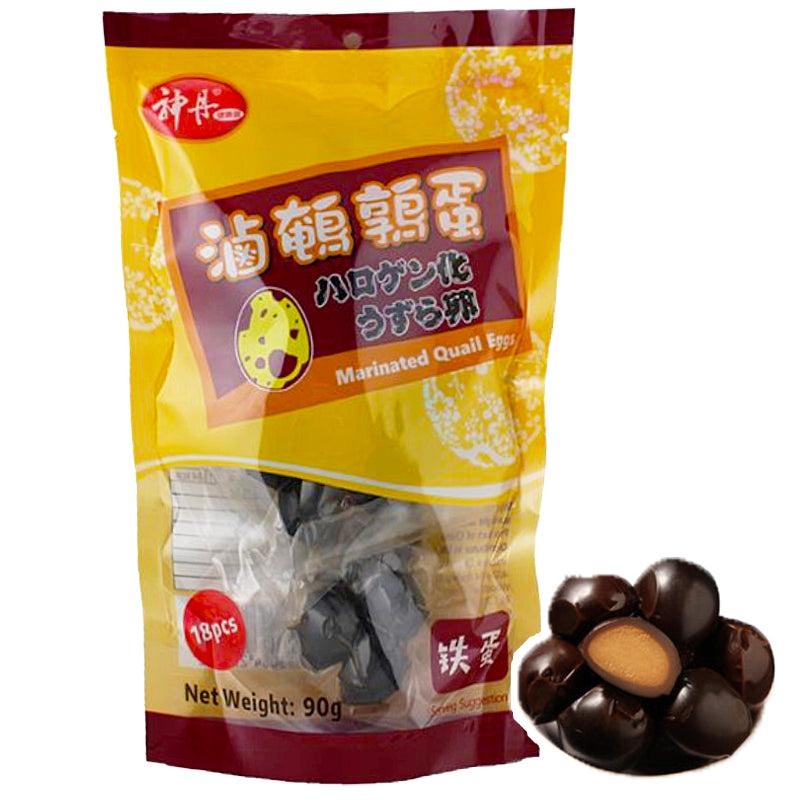 神丹 五香卤鹌鹑蛋 Marinated quail eggs with five spice flavour 90g