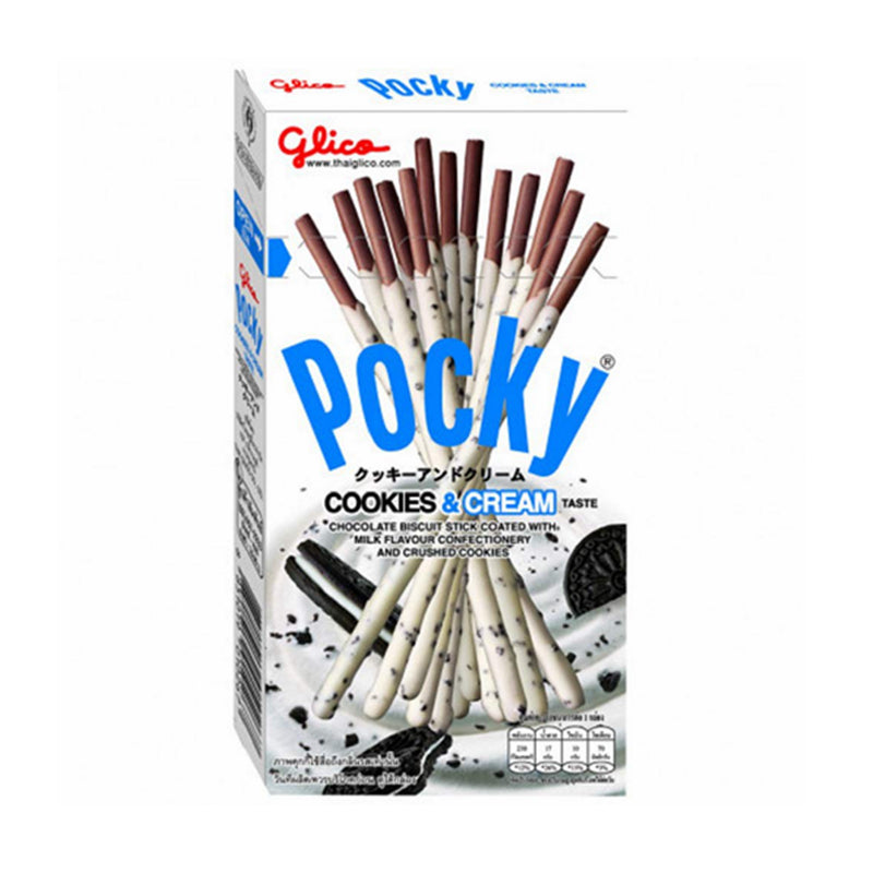 百奇 奶油巧克力棒-Biscuit Sticks Cookie&Cream Fl.-45g