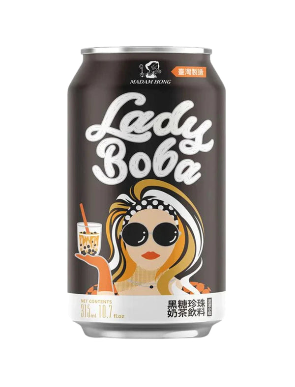 黑糖珍珠奶茶-Lady Boba Brown Sugar Bubble-315ml