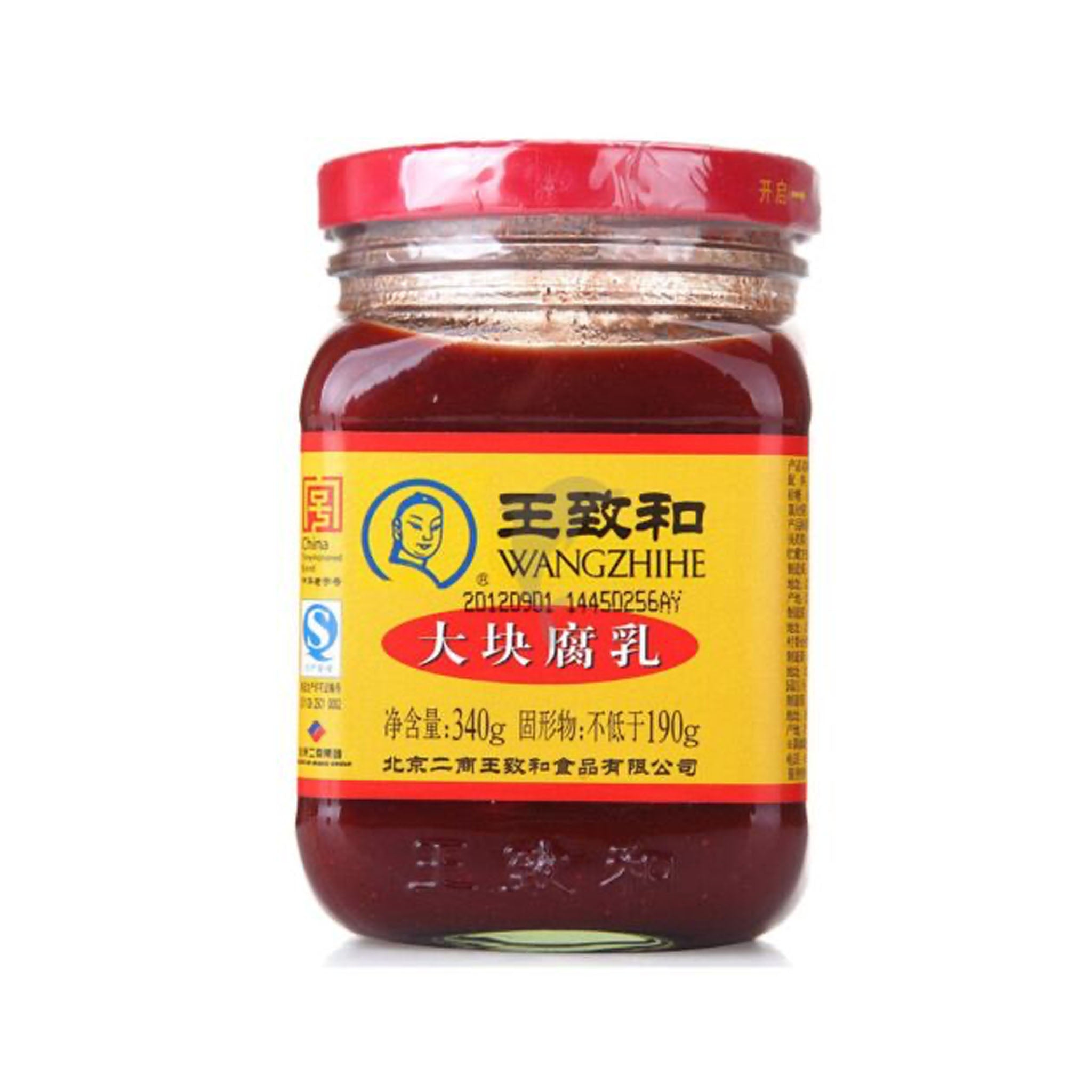 王致和 大块腐乳 Fermented Soybean Curd 340g