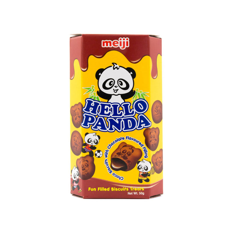 明治 熊仔灌心餅 雙重朱古力味-Hello Panda Double Chocolate-50g