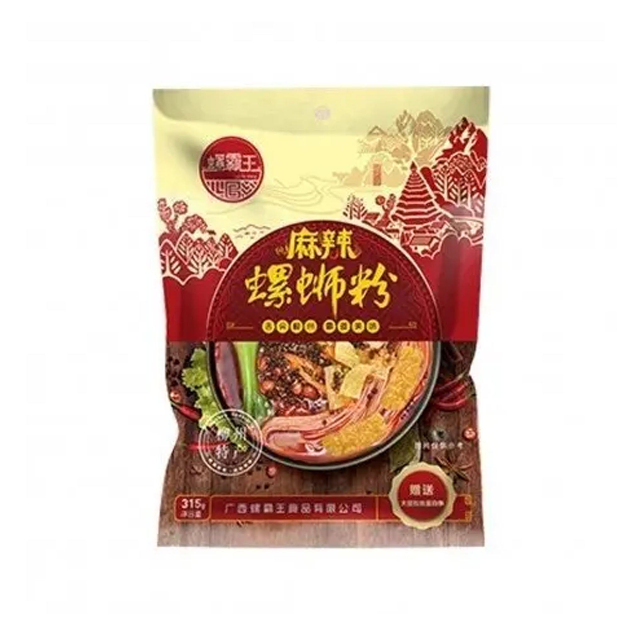 螺霸王 麻辣螺蛳粉 Instant Snail Noodle Spicy Flavour 315g