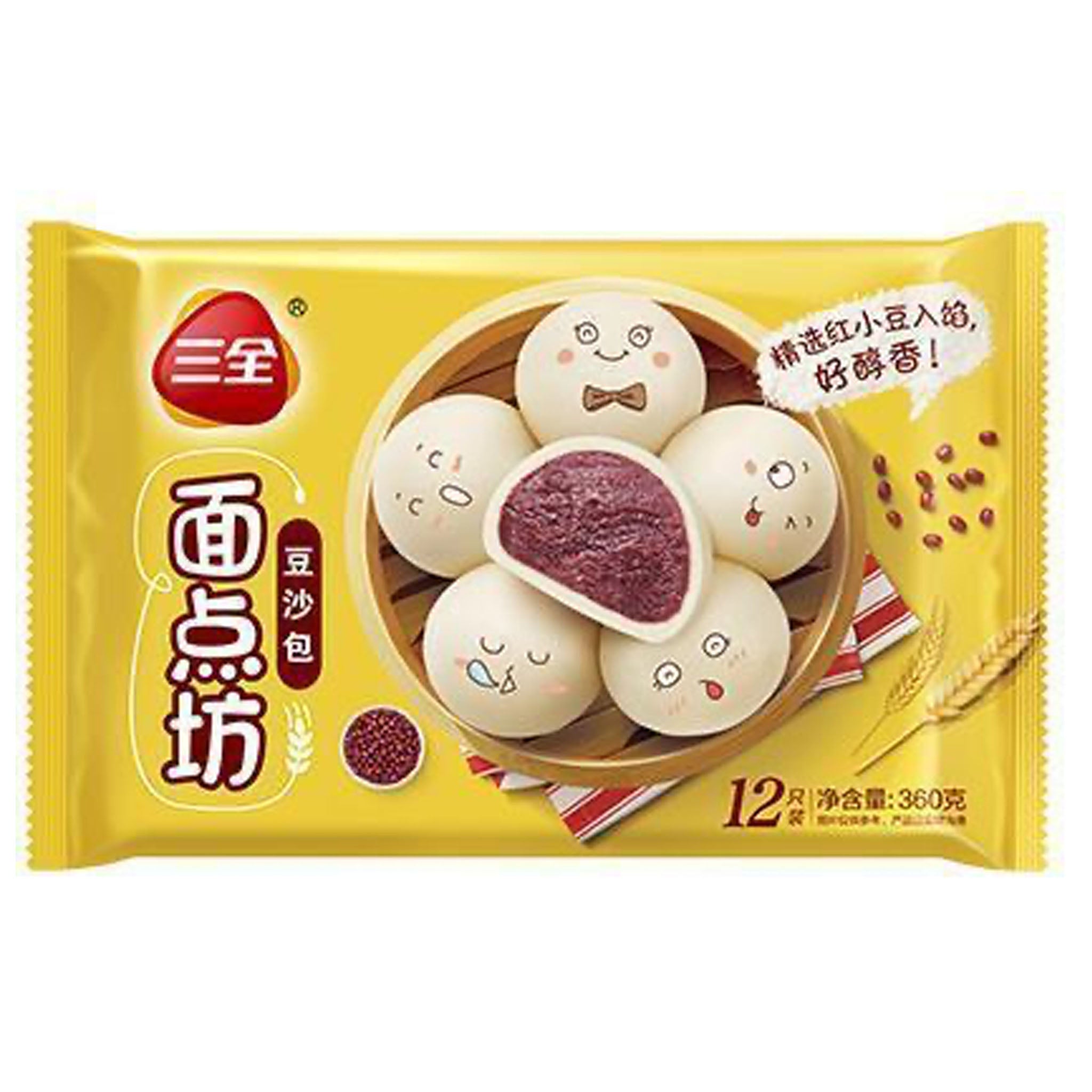 ❄️三全 豆沙包 限仓库自取或配送! Sweet Bean Paste Bun 360g