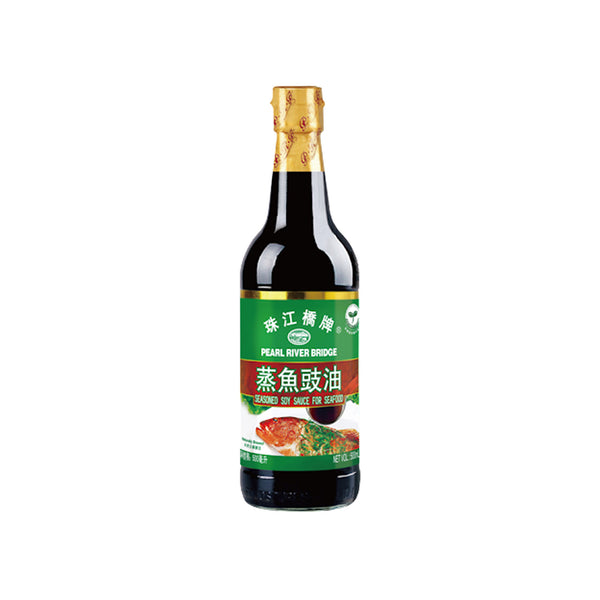珠江桥牌 蒸鱼豉油 Seasoned Soy Sauce For Seafood 500ml