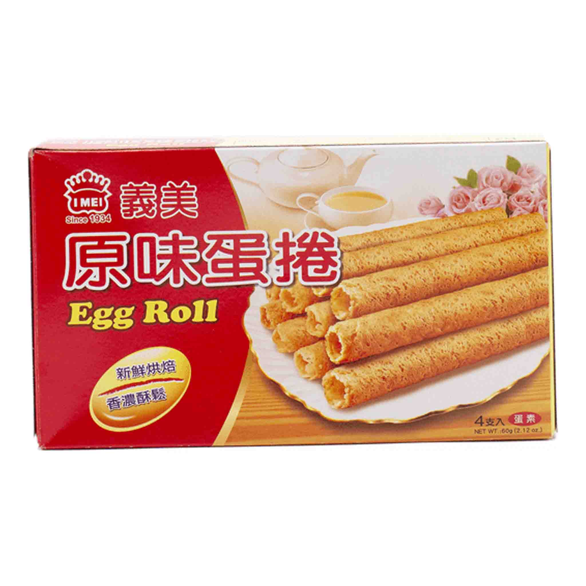 义美 原味蛋卷 Original Egg Roll Cookies 60g