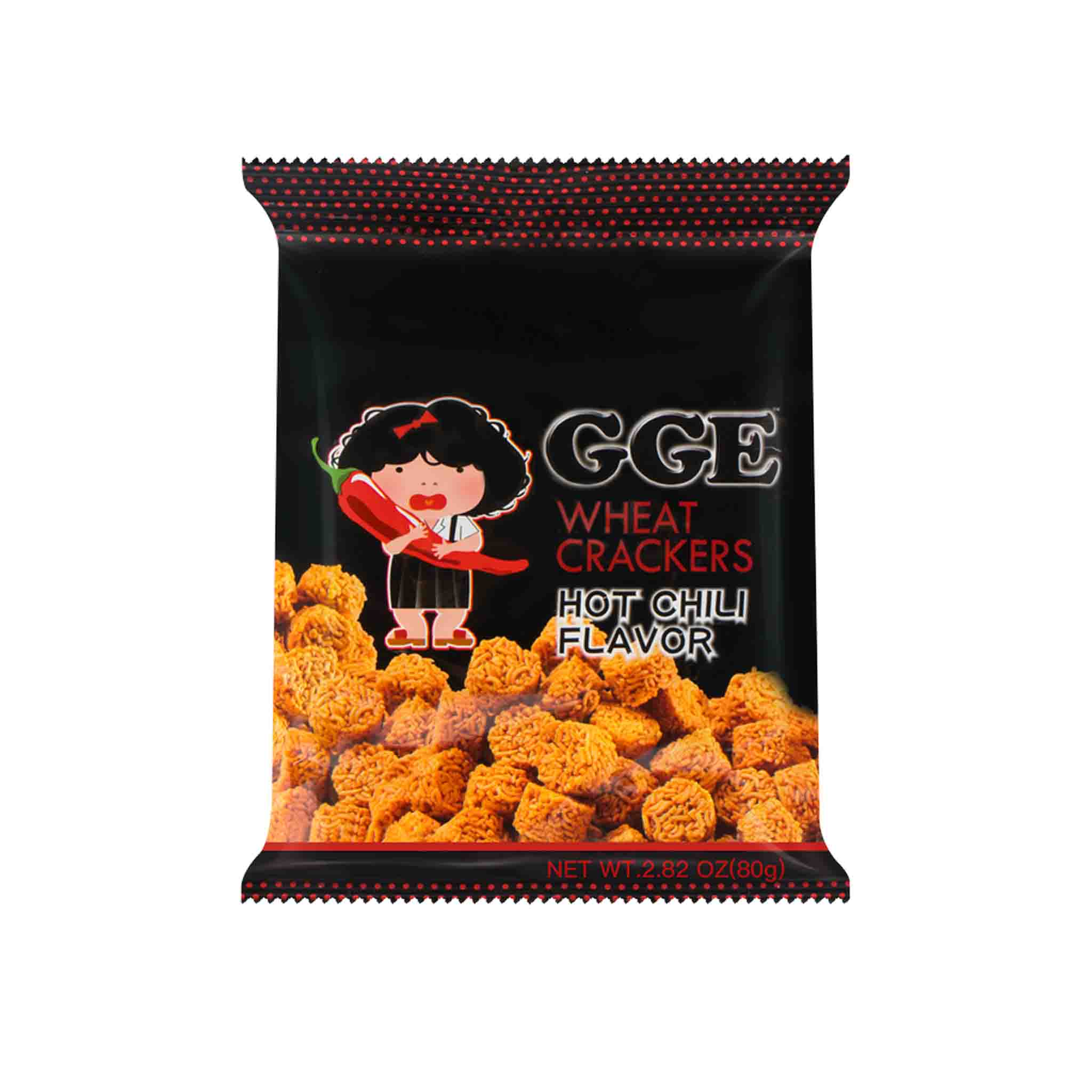 张君雅 休闲干脆面 香辣味Wheat Crackers Hot Chili Flavor 80g