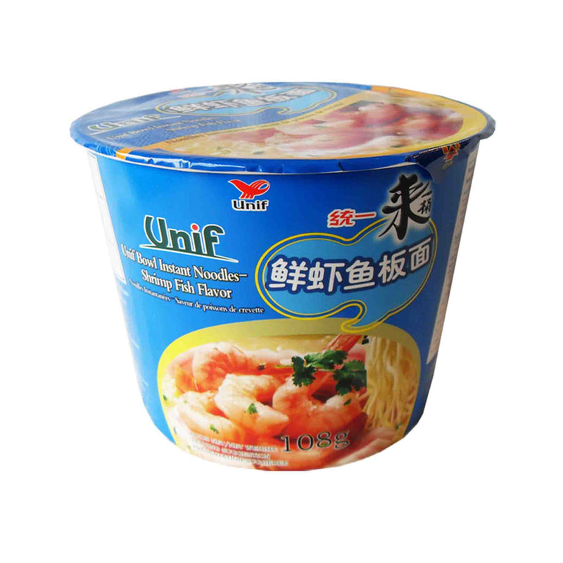 来一桶 鲜虾鱼板面 Shrimp Fish Flavour Instant Noodle 108g