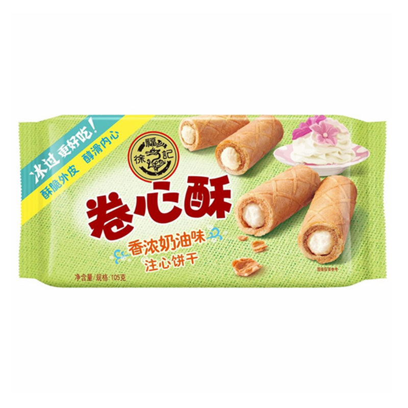 徐福记 奶油卷心酥 Cream Souffle 105g