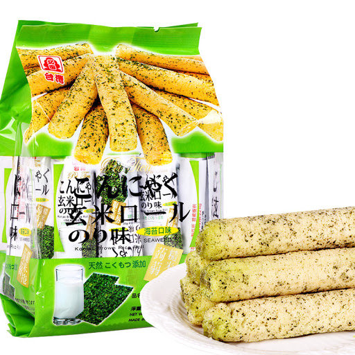 日本 北田 蒟蒻糙米捲 海苔味 Pei Tien Brown Rice Roll  Seaweed 160g