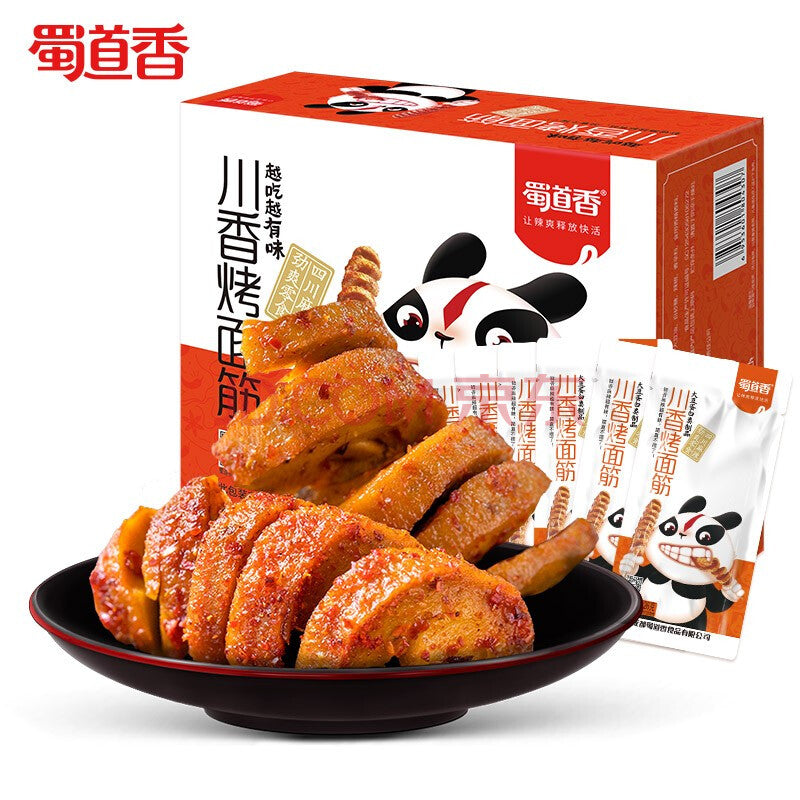 蜀道香 烤面筋 川香味 Gluten Strips Sichuan Flavour 20x26g