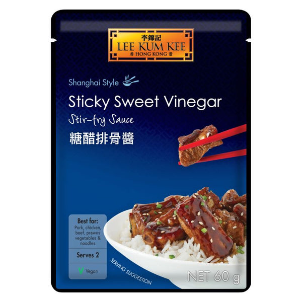 李锦记 糖醋排骨酱 Sticky Sweet Vinegar Stir-Fry Sauce 60g