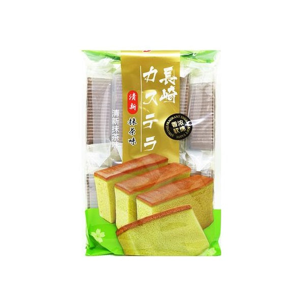 Aji长崎清新抹茶味蛋糕 (Aji Nagasaki Cake Matcha Flavor) *1袋